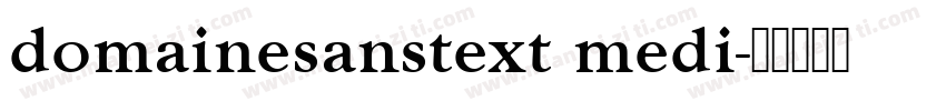 domainesanstext medi字体转换